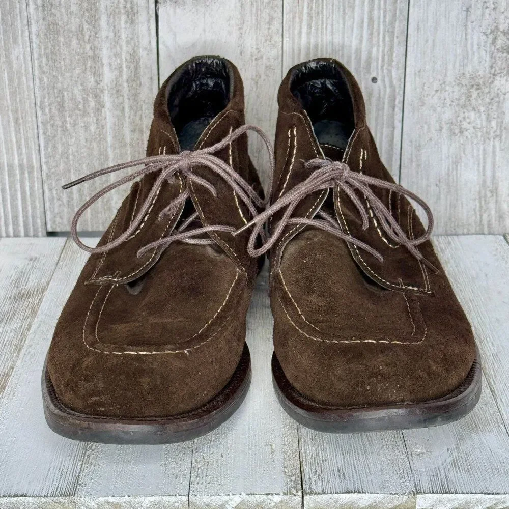 Bostonian Brown Suede Chukka Ankle Boots Size Men's 10 M